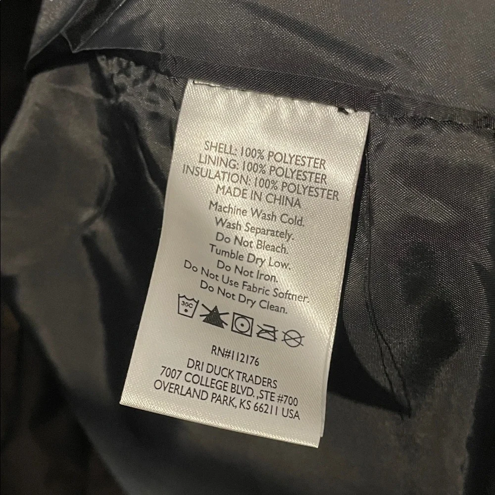 DRI DUCK Men's Trooper Tuff Tech Therma Puff Hooded Jacket, size XL, NWOT - Picture 6 of 7